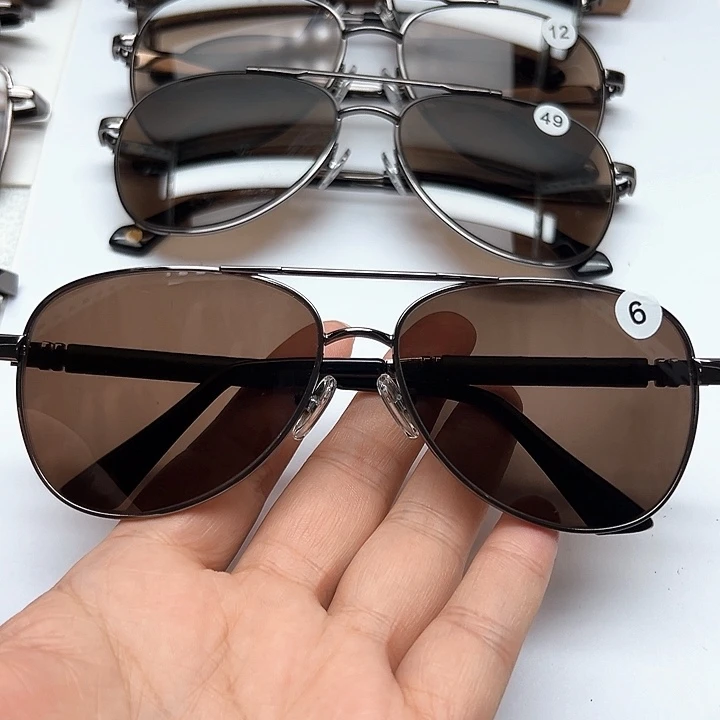 全框中茶蛤蟆镜编号6