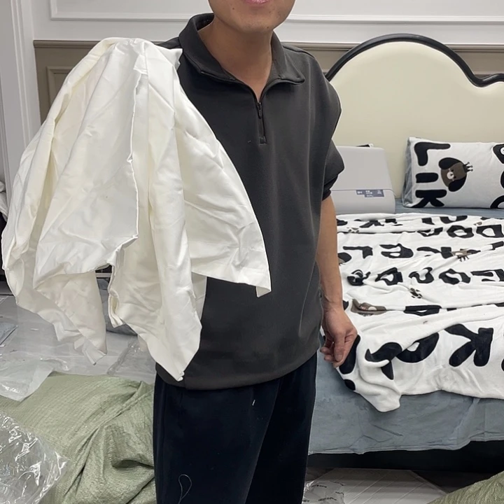 冰***1棉全棉棉全棉043三只枕头套