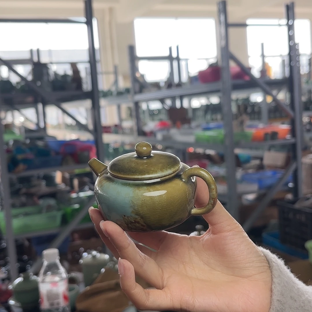 龙泉云间青瓷小米茶器