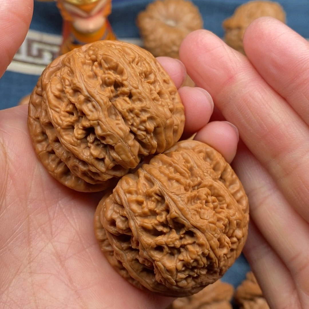 文玩核桃把件44精品大粗筋