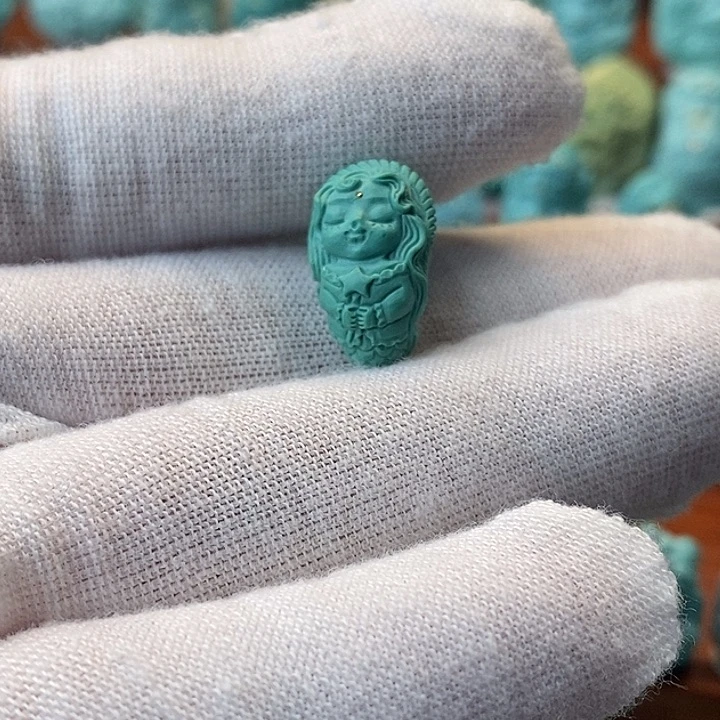 绿松石未镶嵌配饰