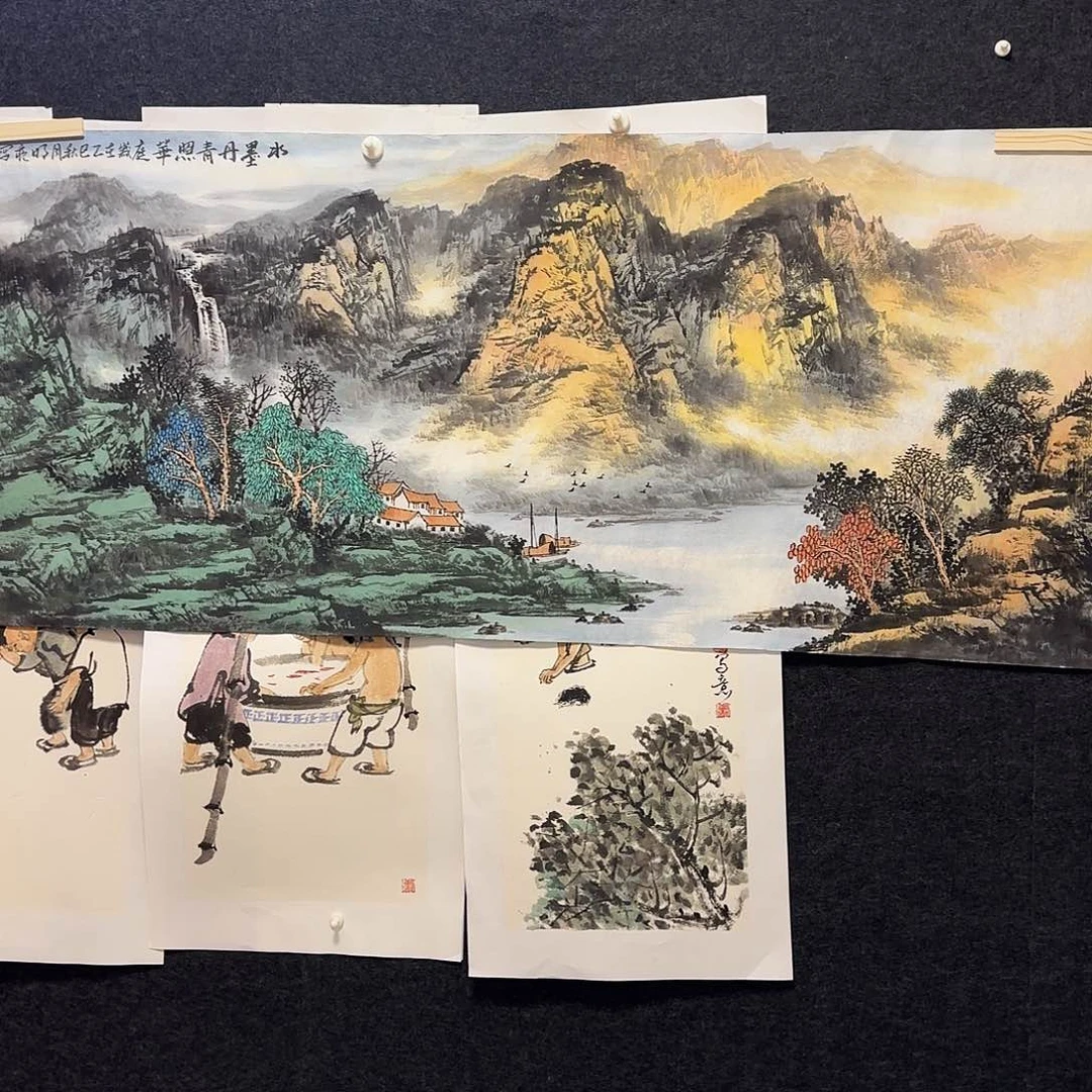 起***？国画纯手绘国画作品