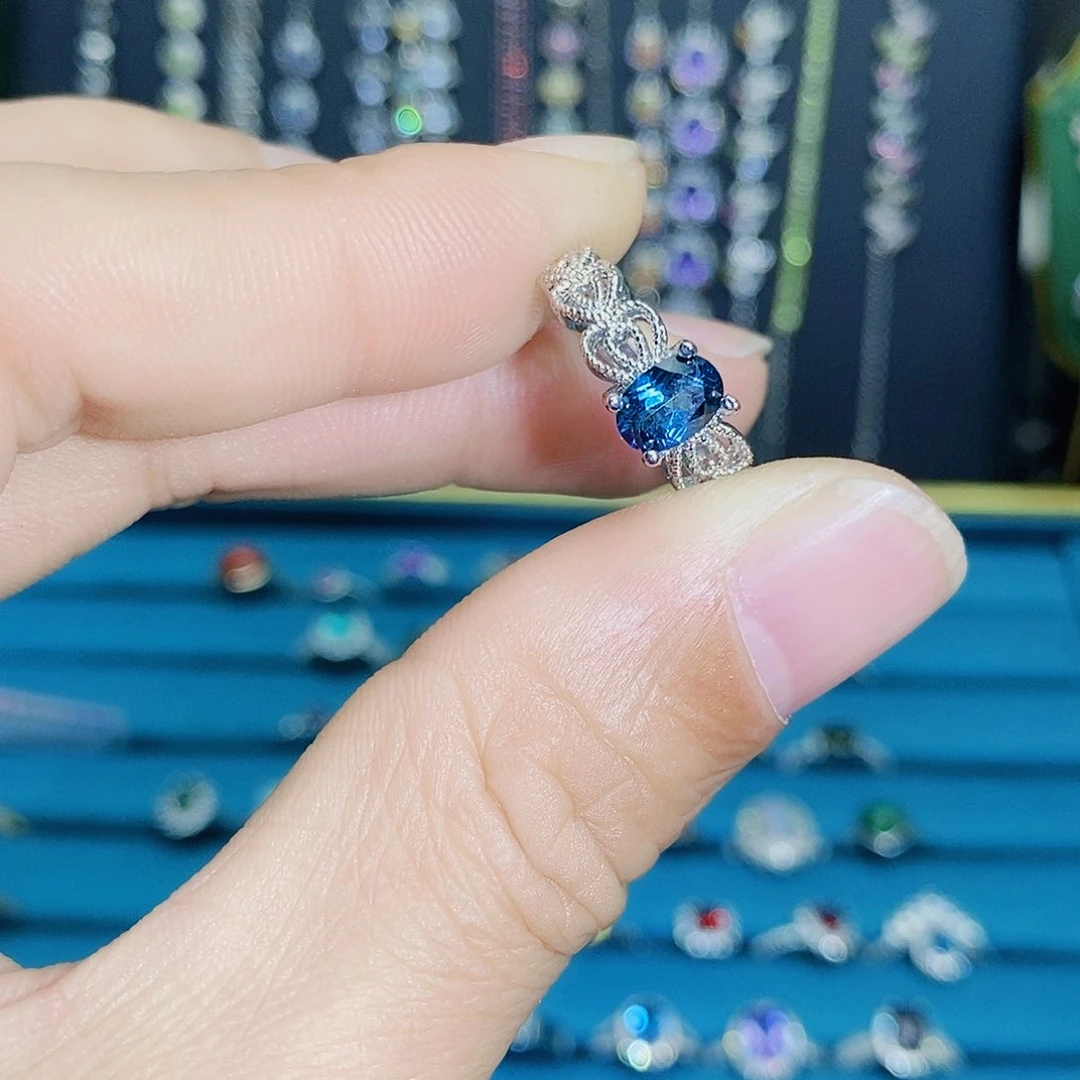 紫晶珠宝半成品银S925镶嵌