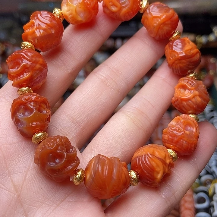 玛瑙/玉髓未镶嵌手链