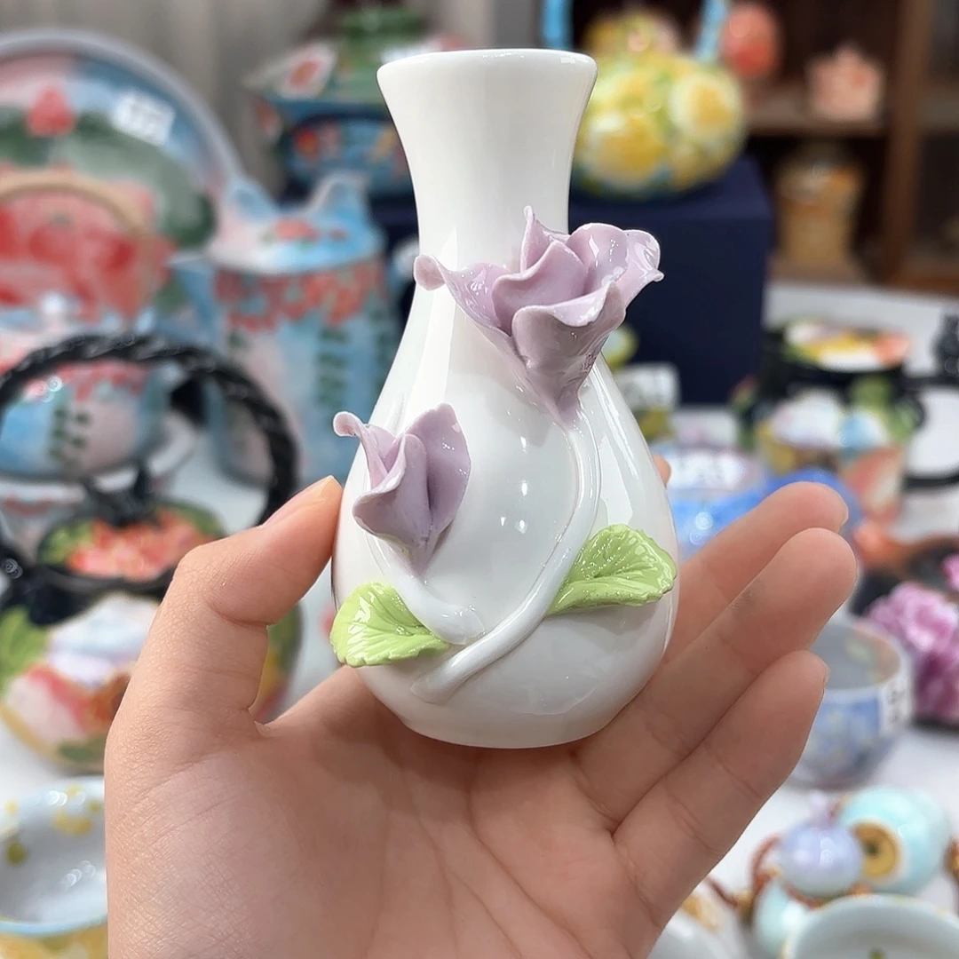 景德镇手绘高温釉下彩陶瓷茶具