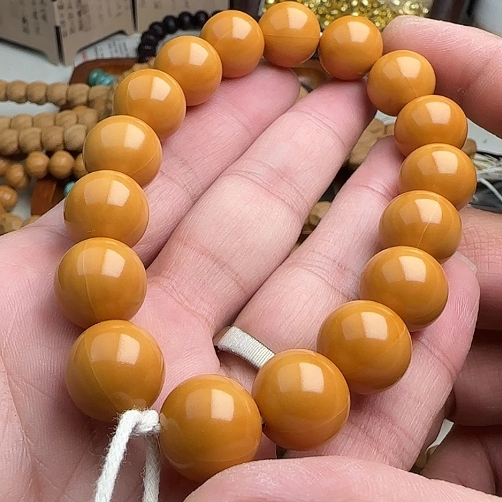 猴头核桃手串全品龙炎大光珠尺寸14mm