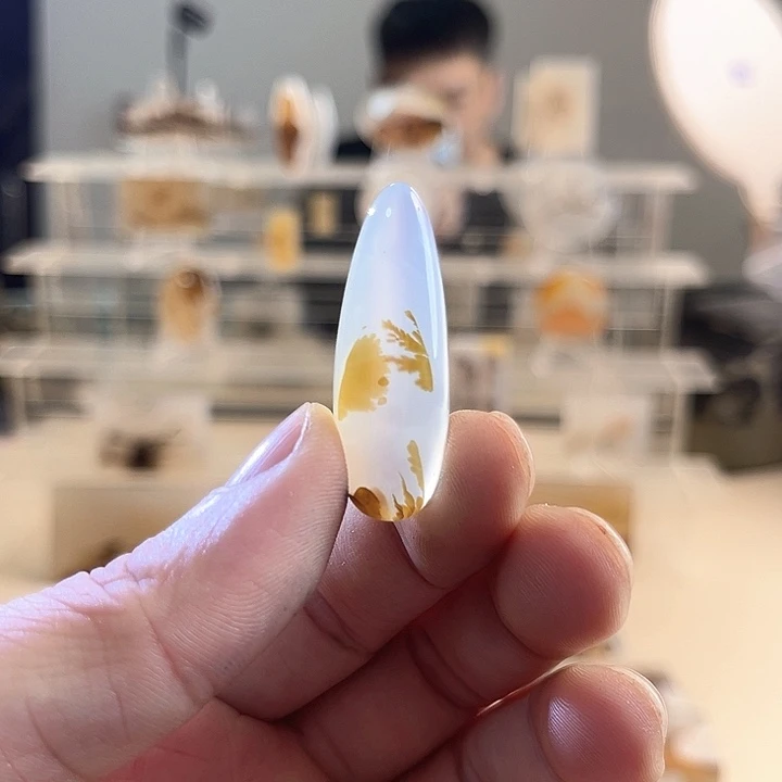 玛瑙/玉髓未镶嵌吊坠(不含链)