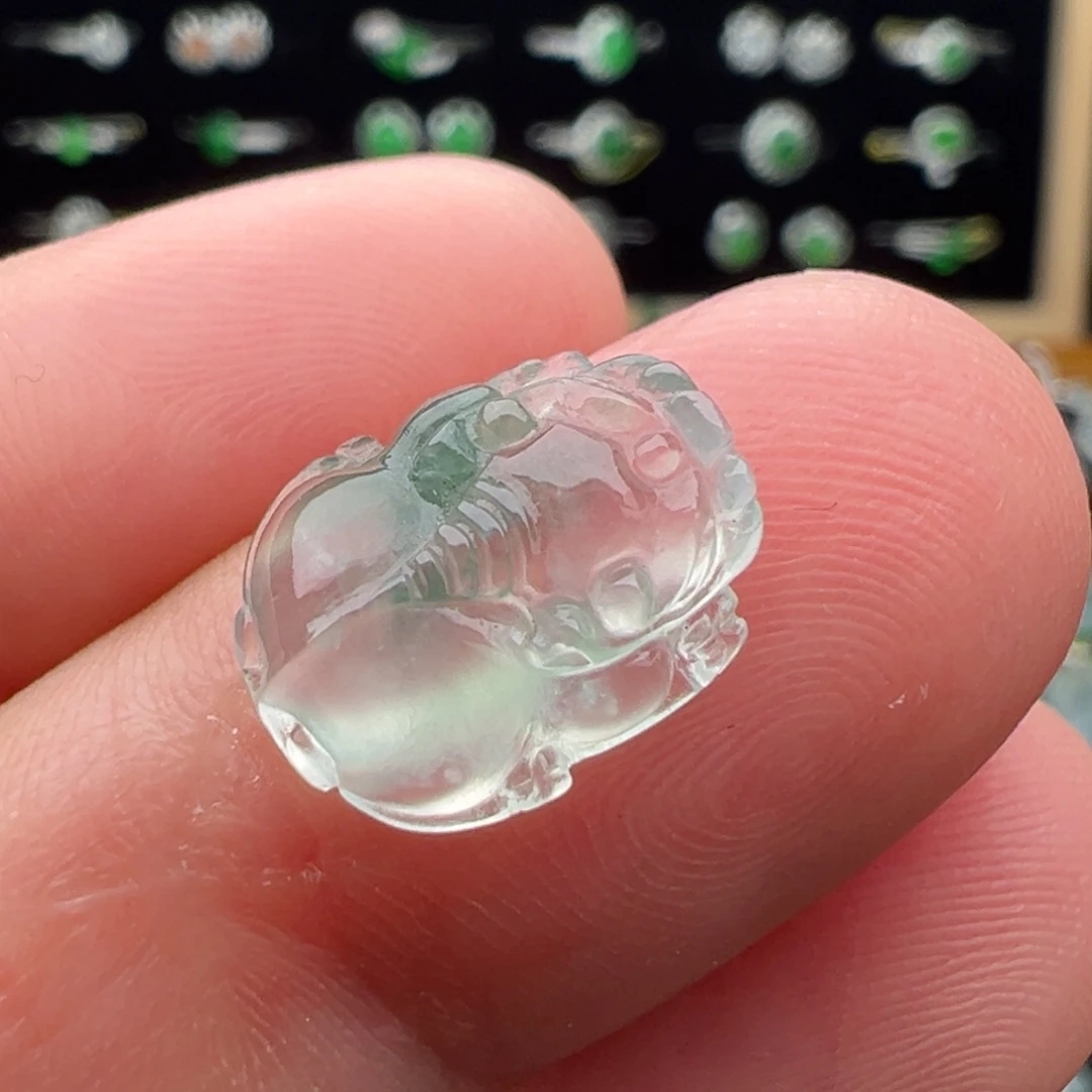 翡翠未镶嵌颈饰貔貅13