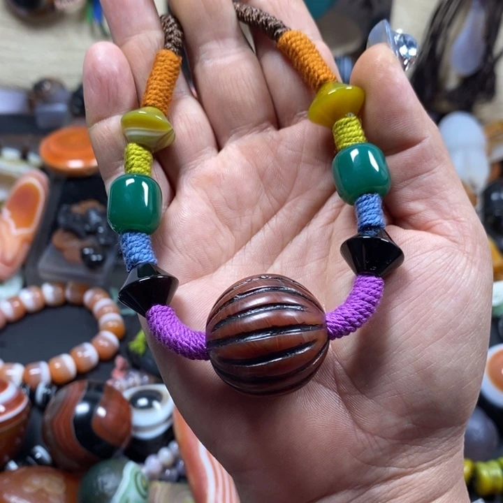 玛瑙/玉髓未镶嵌手链