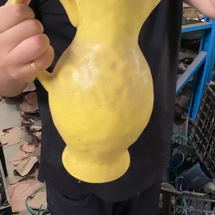 搪瓷插花瓶哑光水波纹