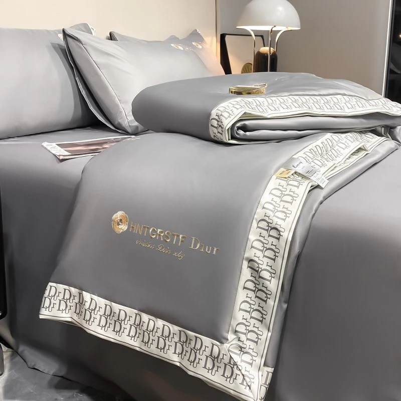 高档天丝夏凉被四件套夏季水洗冰丝空调被夏天薄被子床上单件夏被