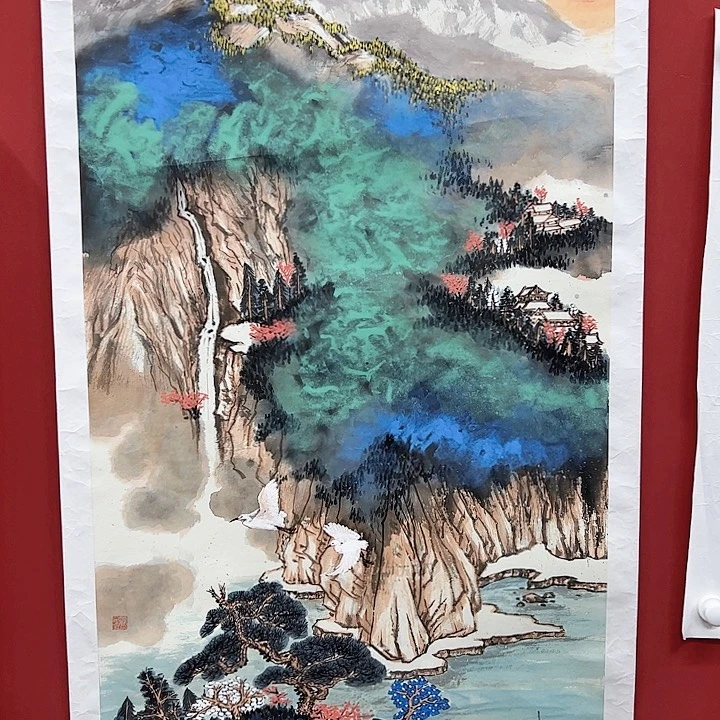 书法刘子默国画作品