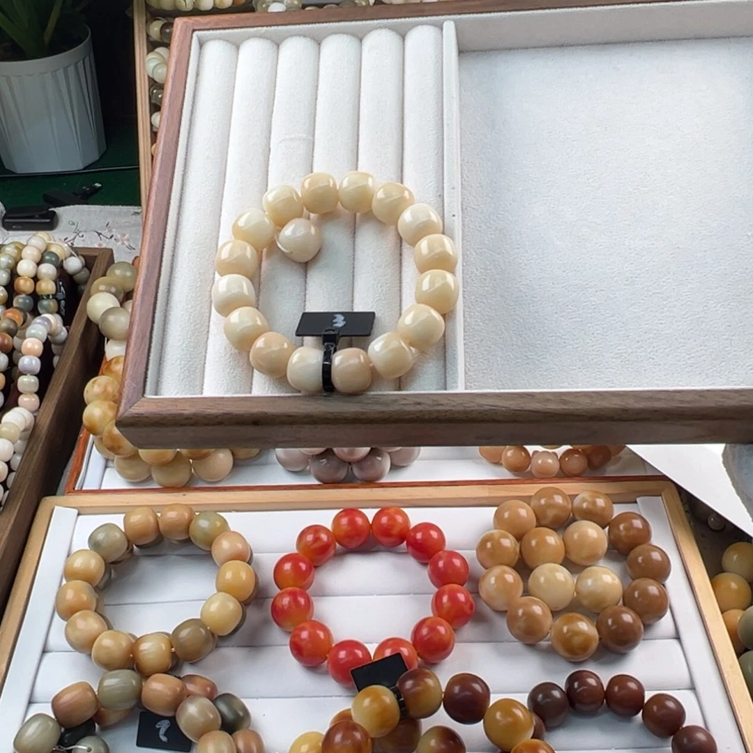 菩提根/象牙果手串卡14桶珠水磨初恋未果全品4