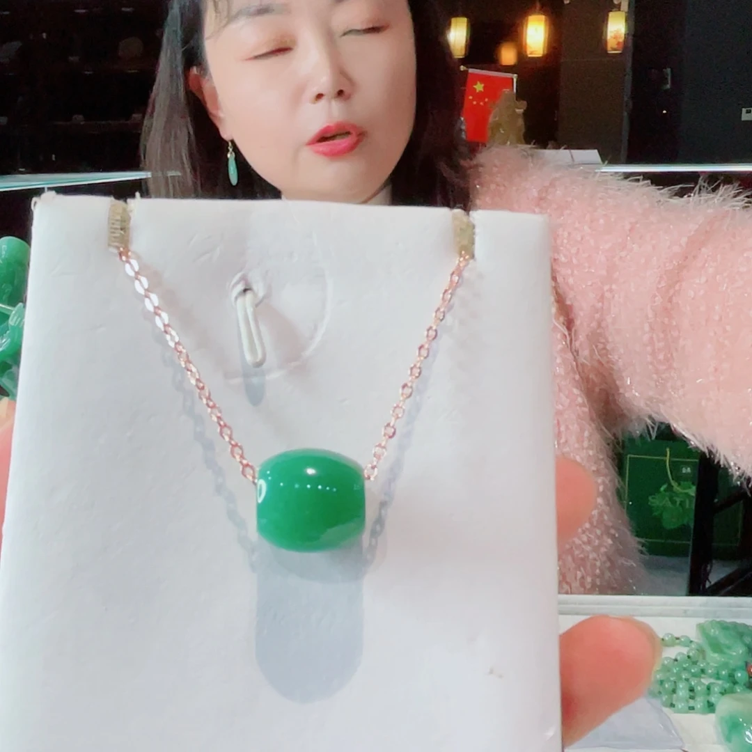 密玉（石英质玉）未镶嵌颈饰