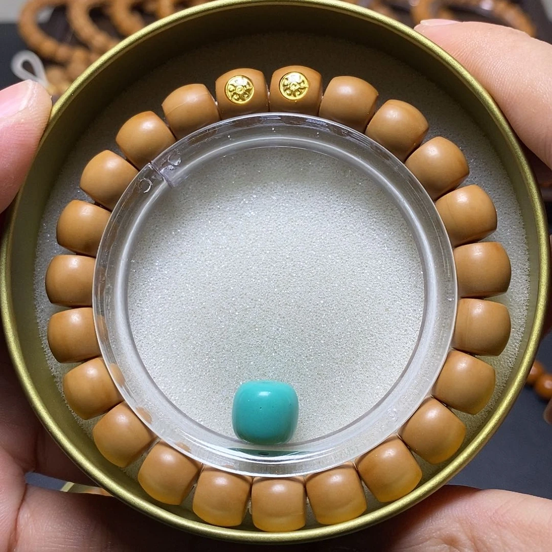 猴头核桃手串双18k金标手工柔光直切尺寸10左右全品58号