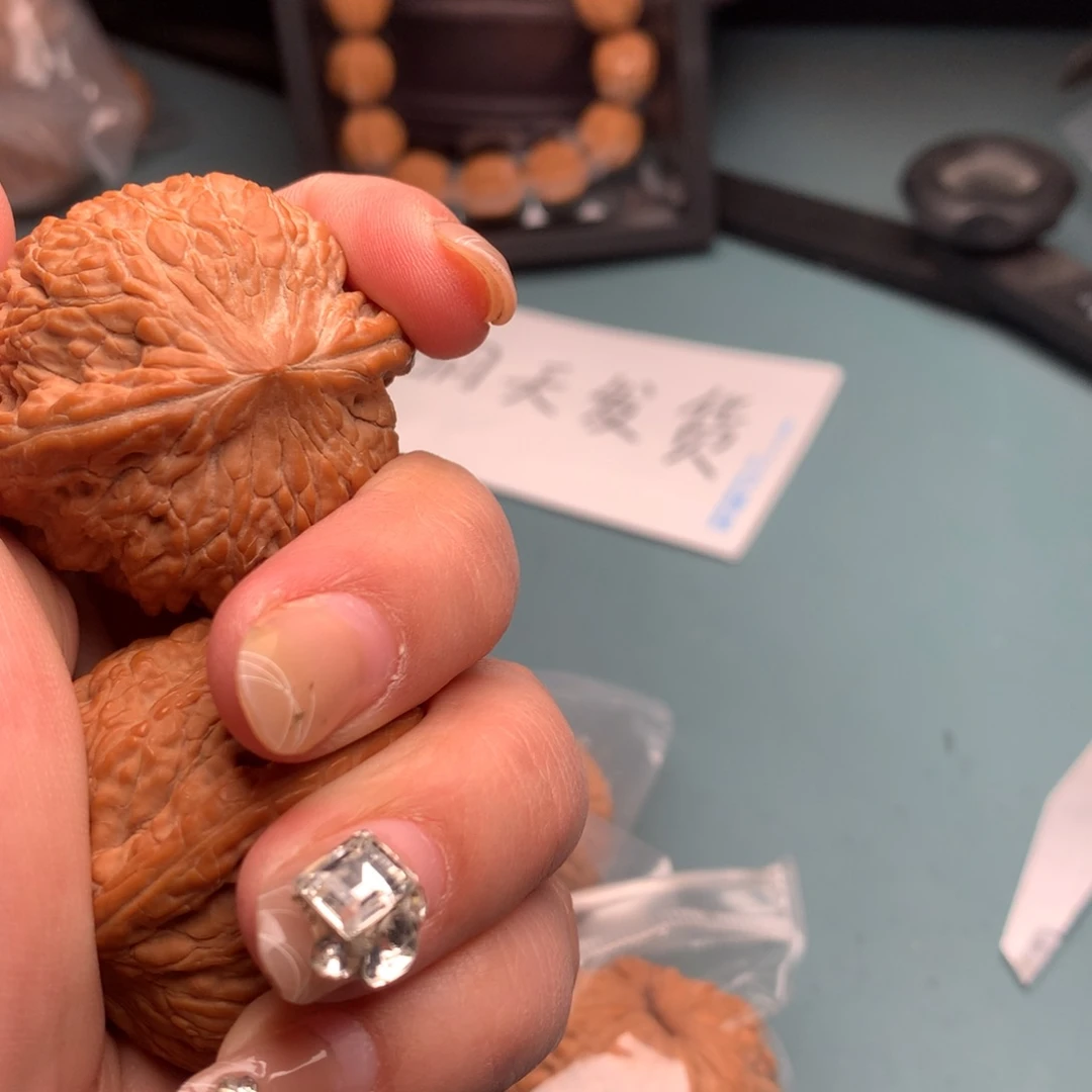 文玩核桃把件全品绣球4445