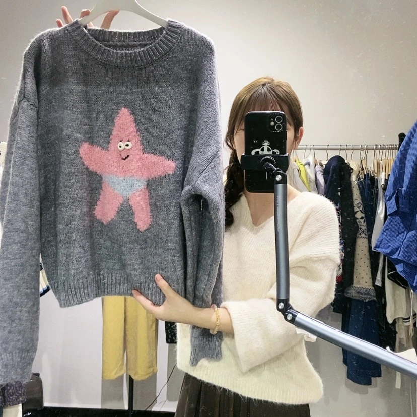 【闪购商品】灰色套头