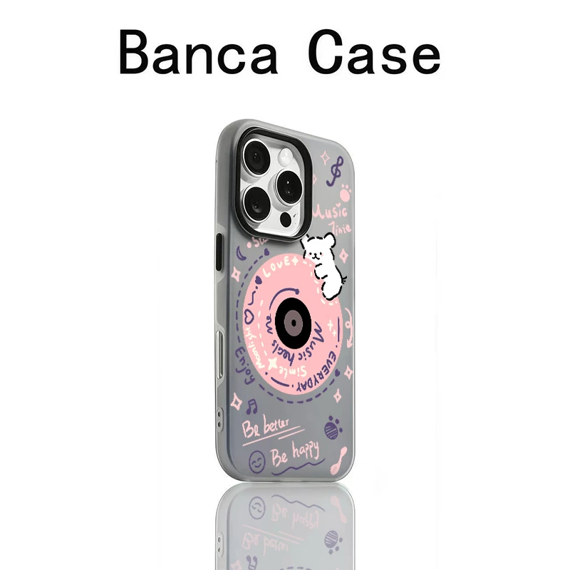 夕与空线条小狗播放器适用苹果17/16promax手机壳15/14/13女12/11