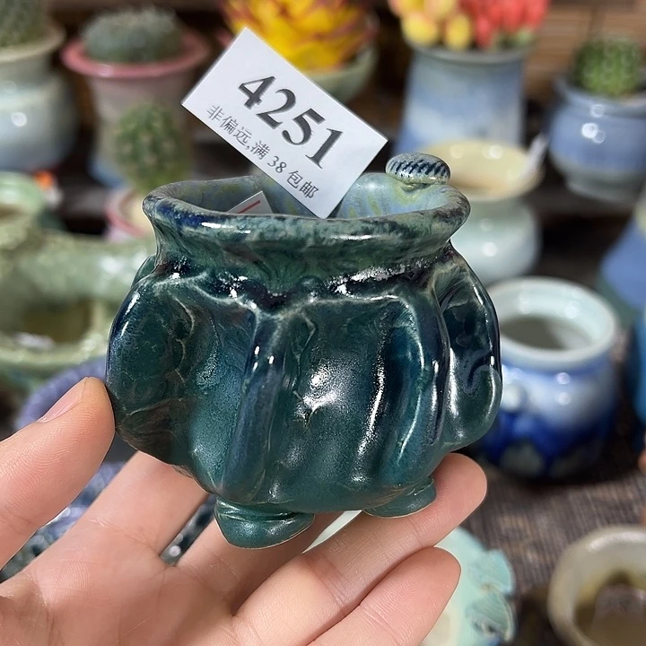 口5高6 手工花盆满30包邮