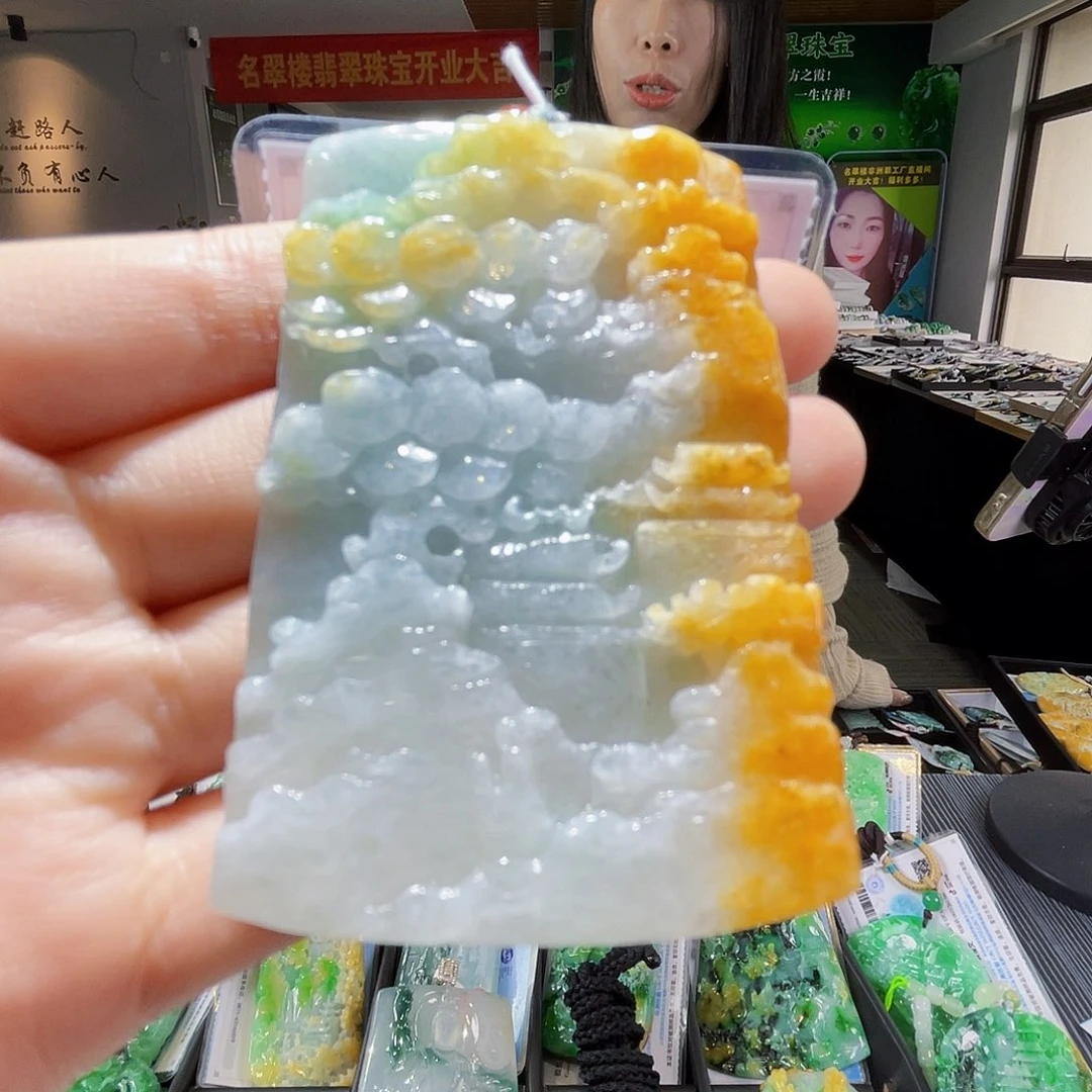 颈饰未镶嵌翡翠翡翠