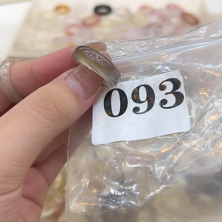 合金戒指玛瑙/玉髓93港7