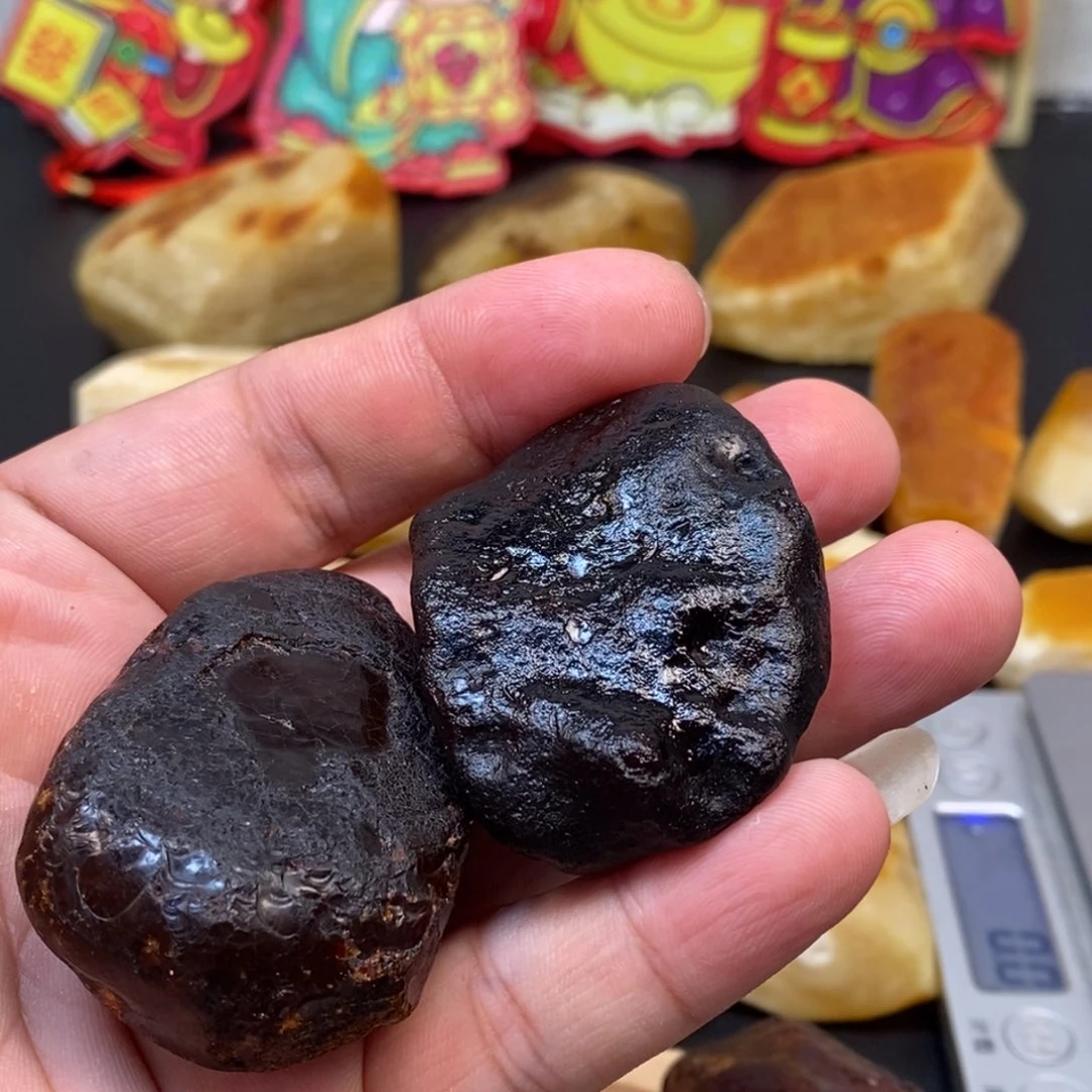 定制琥珀未镶嵌五*说天然蜜蜡原石加工不退不换