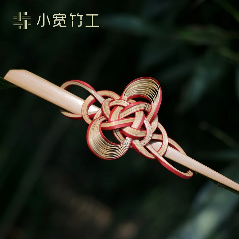 小宽竹工 竹编发簪原创非遗手工 旗袍汉服盘发新中式首饰礼物刁宽
