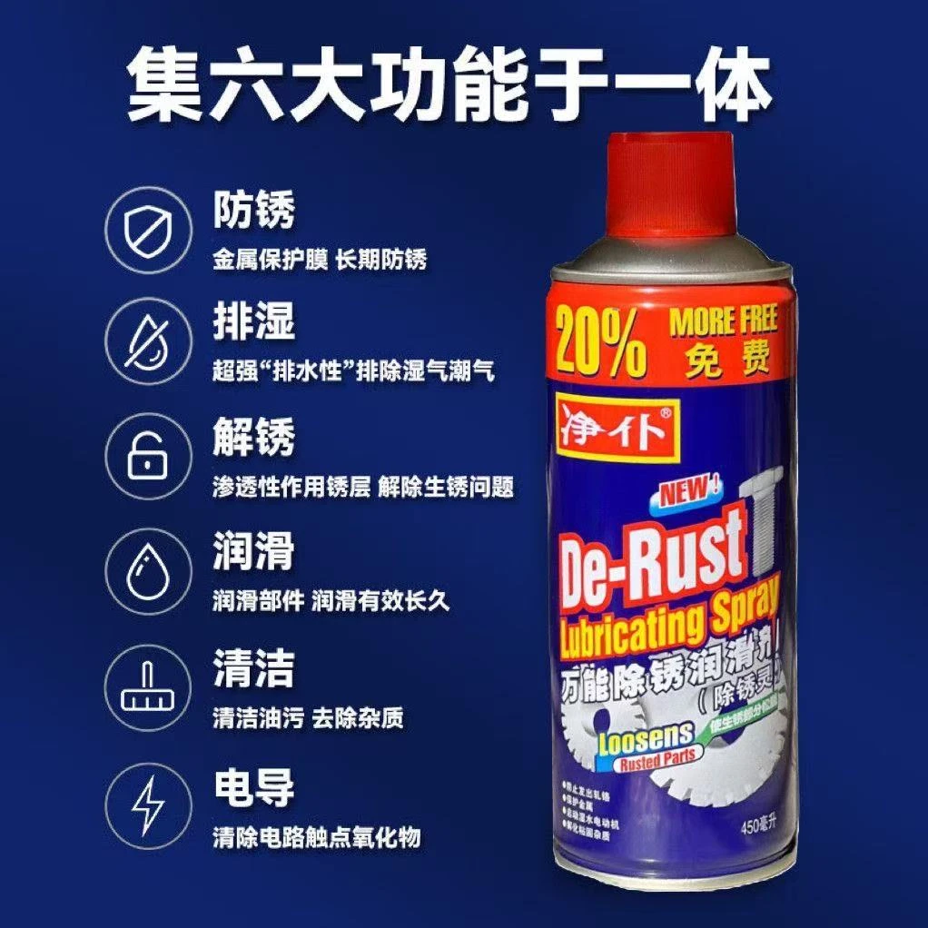 【拍一发二瓶】除锈剂 强力润滑剂 防锈喷剂