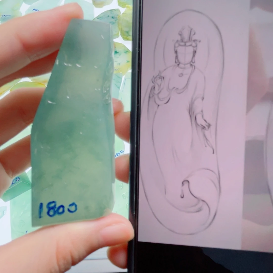 定制翡翠未镶嵌包工