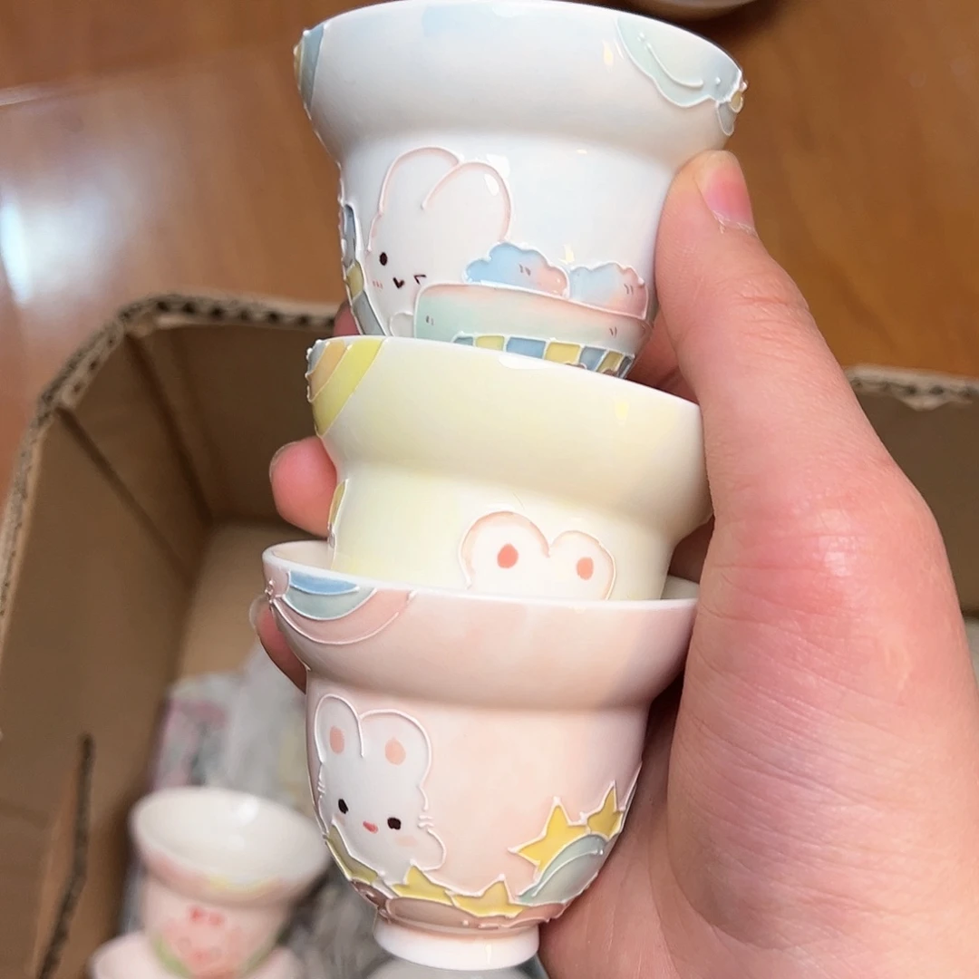 景德镇手绘陶瓷杯子