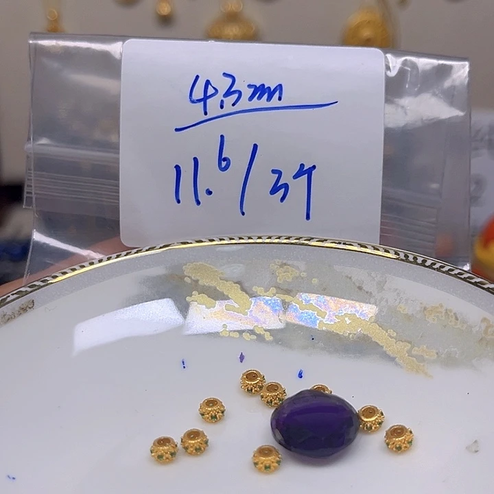 紫晶颈饰银S925镶嵌紫晶925镶嵌136