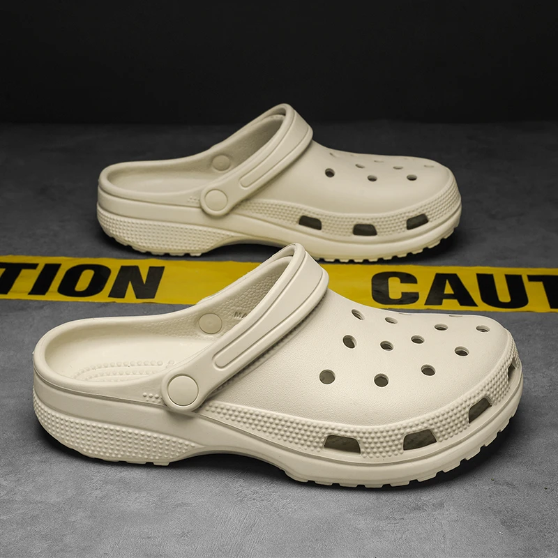 经典款高品质夏季EVA休闲经典洞洞鞋男防滑清爽潮流外穿拖鞋户外