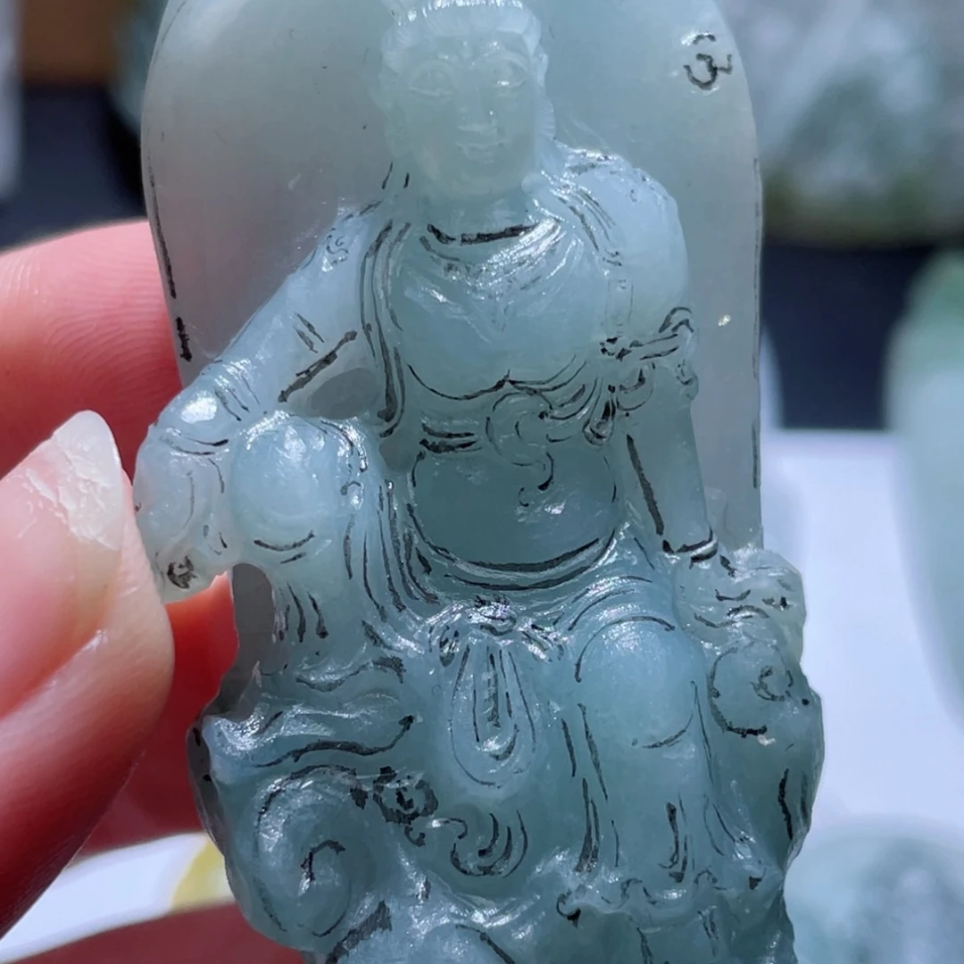 未镶嵌定制翡翠毛货