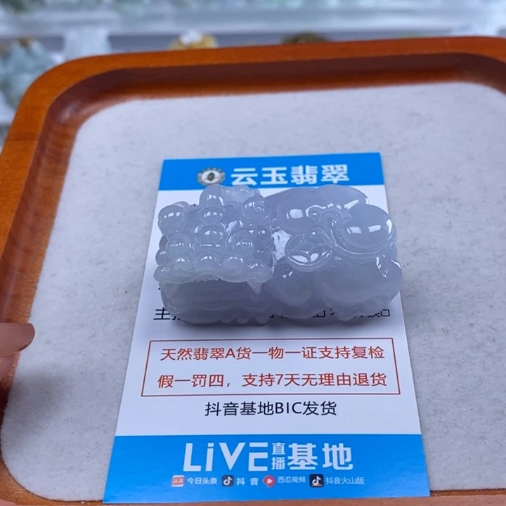 翡翠未镶嵌颈饰多人霸王貔貅