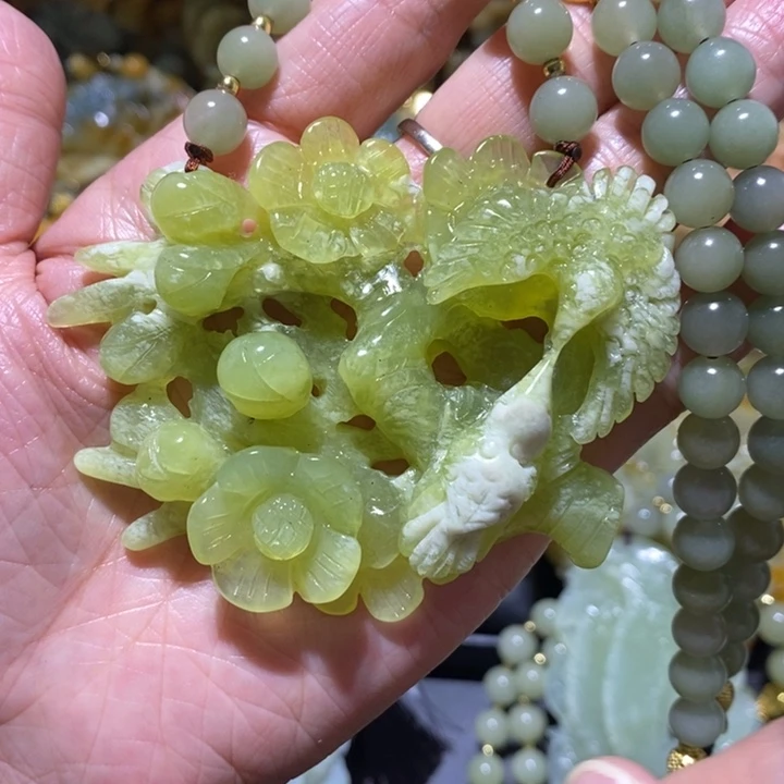 岫玉岫玉吊坠未镶嵌