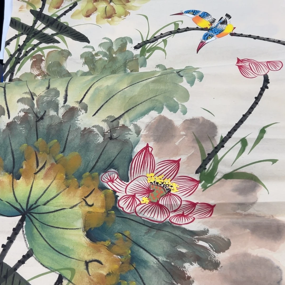 国画宣纸纯手绘字画