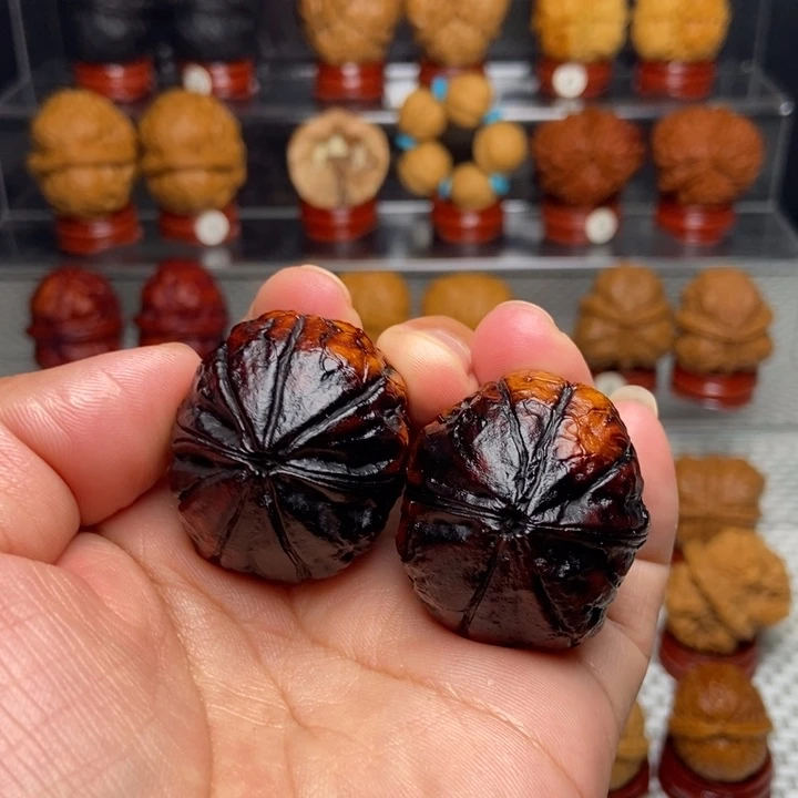 文玩核桃把件蛇蛋22