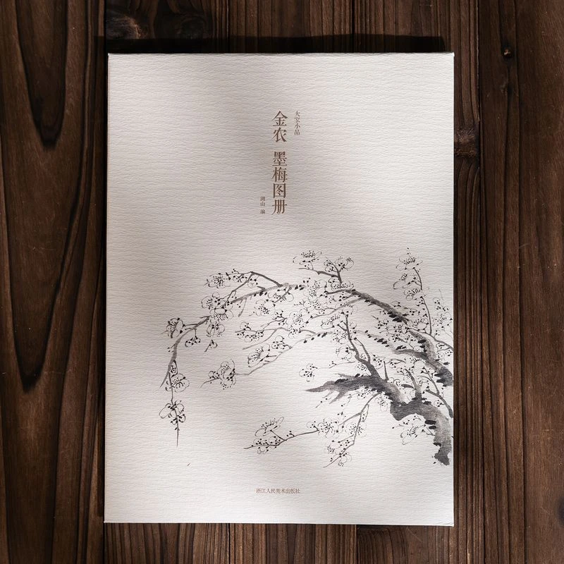 大家小品 金农墨梅图册16开22帧单片散页装帧 历代名家册页精选鉴