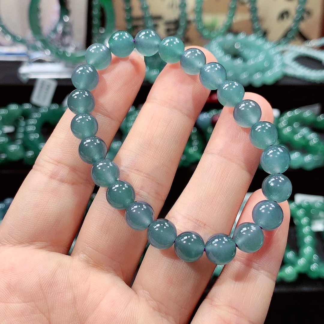 翡翠未镶嵌手链卡8