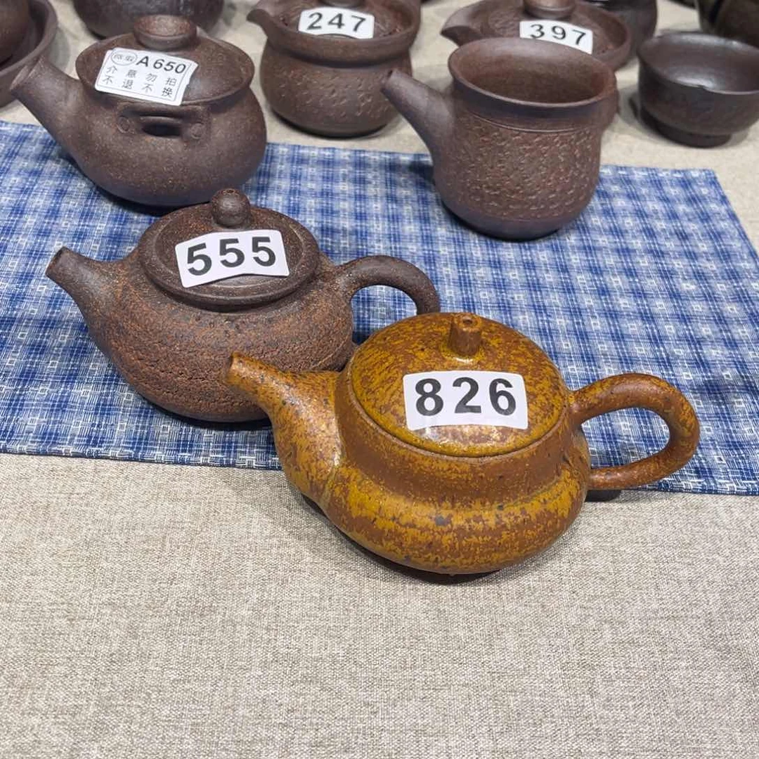 杯亦*粗瓷茶具素色盖碗