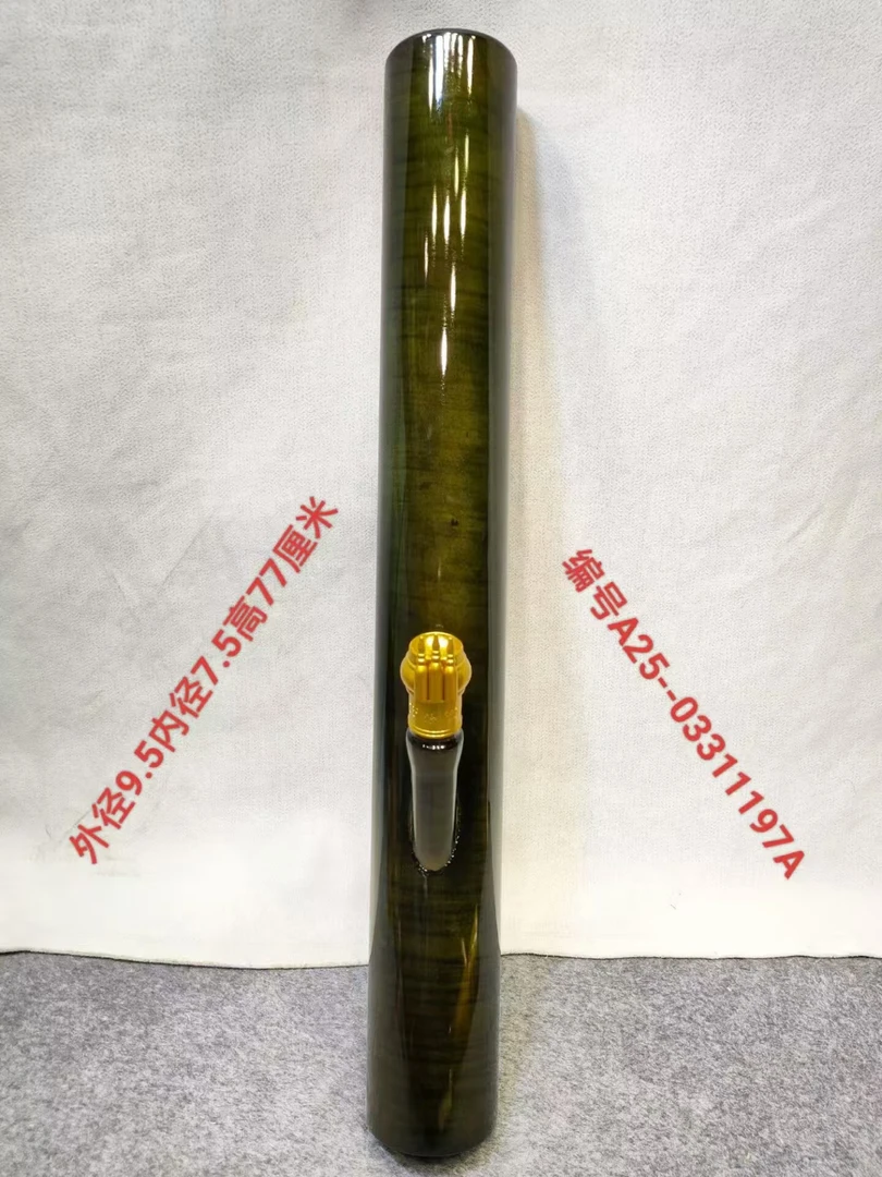 1197号缅甸金丝楠木水烟筒整体无拼接风干老料不易开裂变形