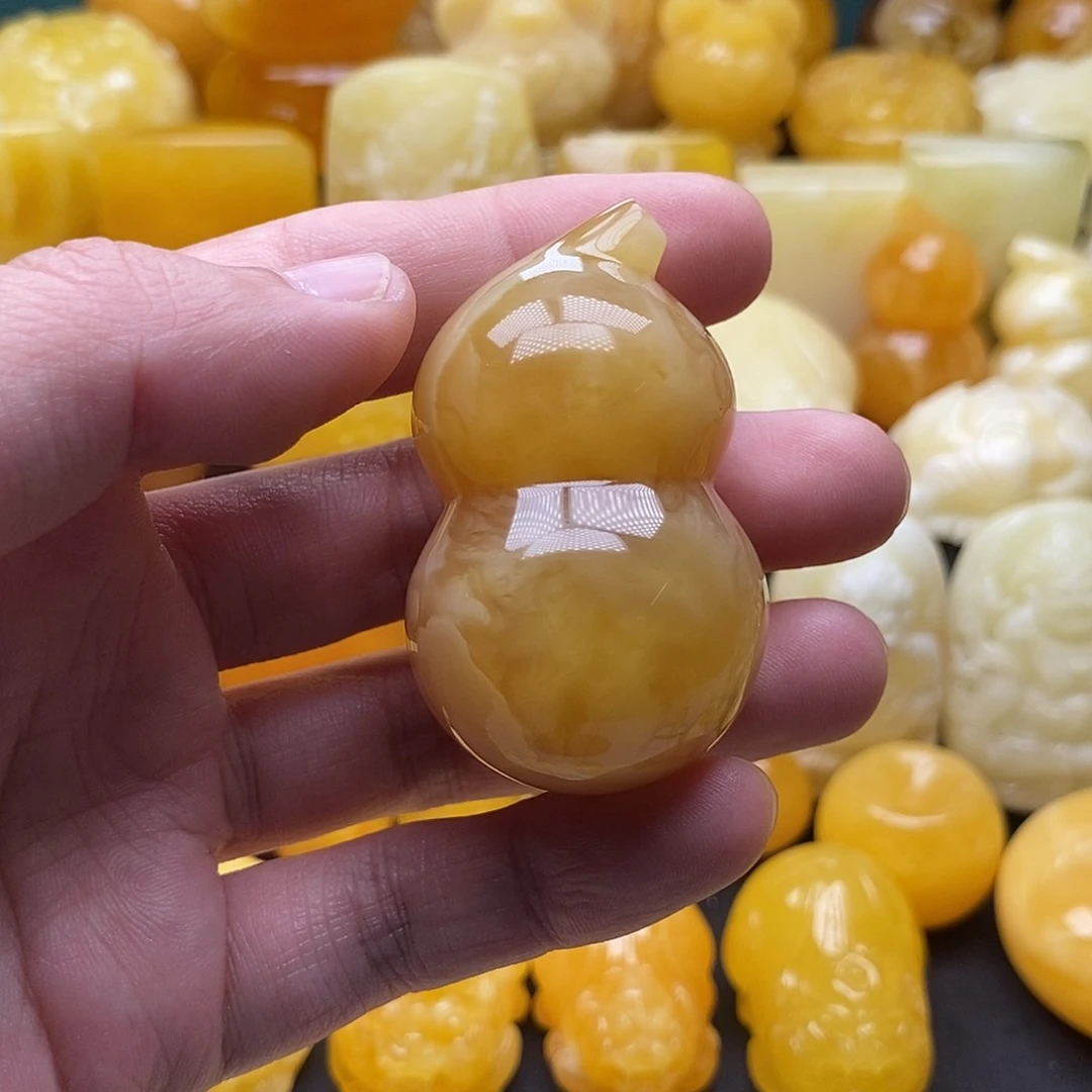 琥珀颈饰未镶嵌琥珀蜜蜡吊坠