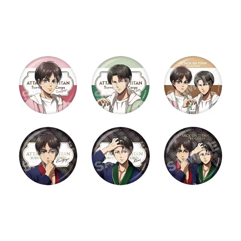 【代拆】日谷《进击的巨人》系列徽章周边吧唧东水彩