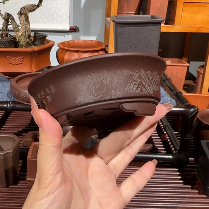 花盆紫砂口径11.5深度3