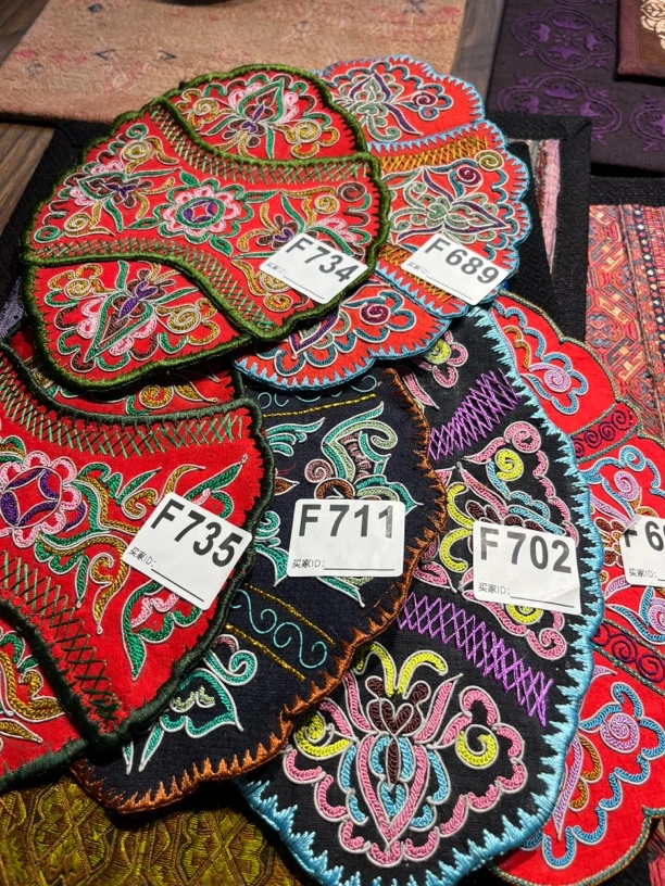 老绣片茶器茶垫尺寸