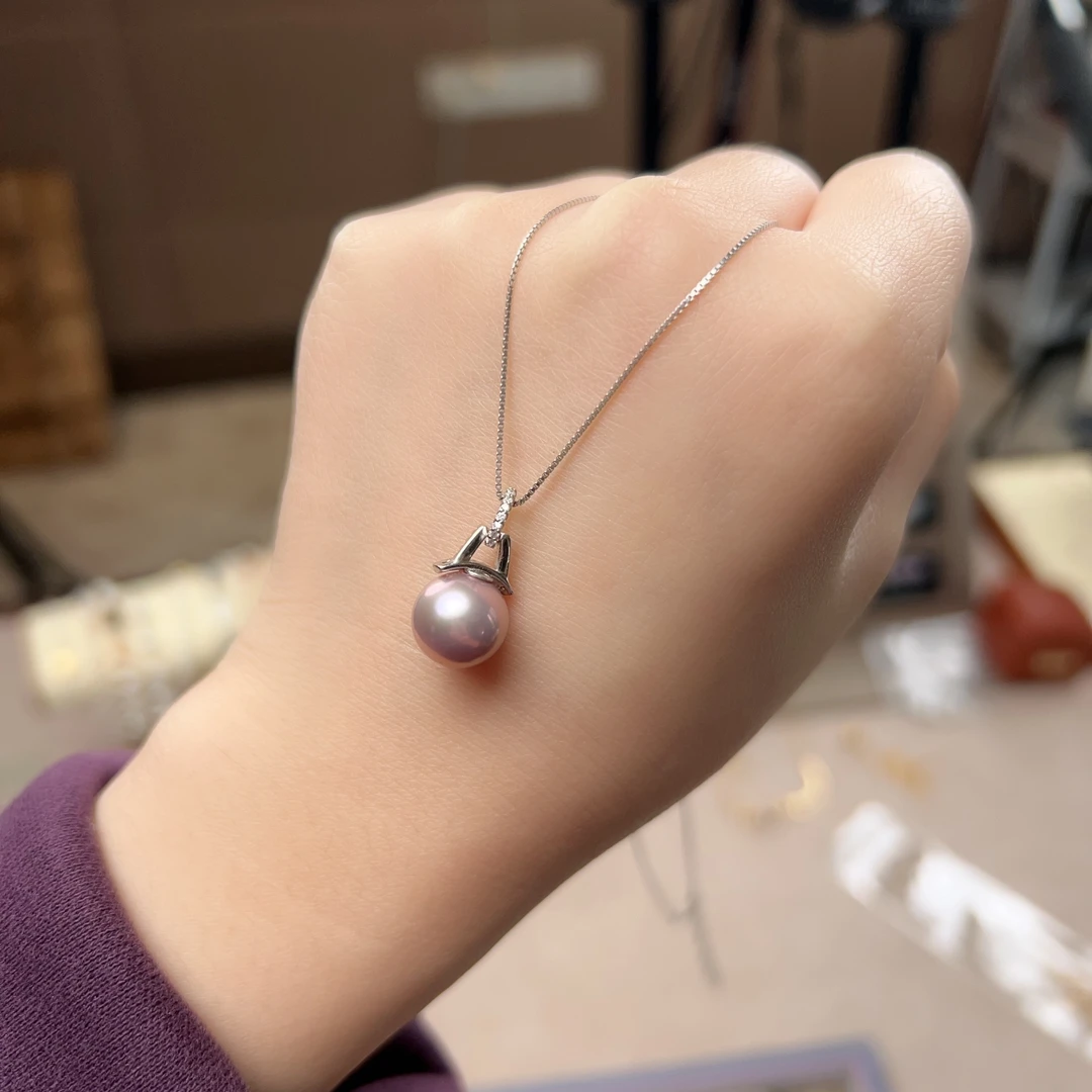 【沙曼的珍珠】曼塔玫瑰爱迪生天然淡水珍珠项链吊坠气质轻奢经典