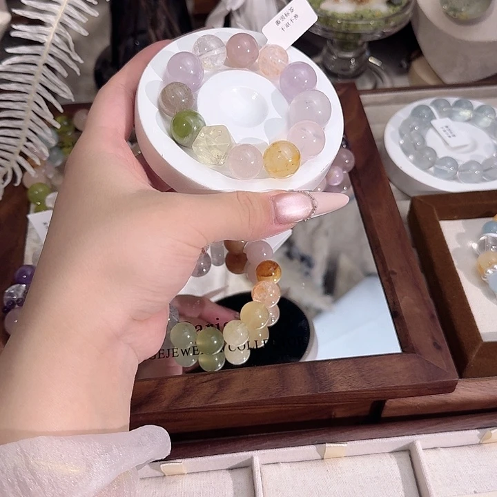 水晶手链合金天然水晶手串