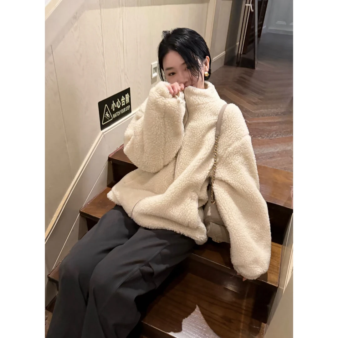 LIS&AZ-梨泰圈圈摇粒绒外套h11141