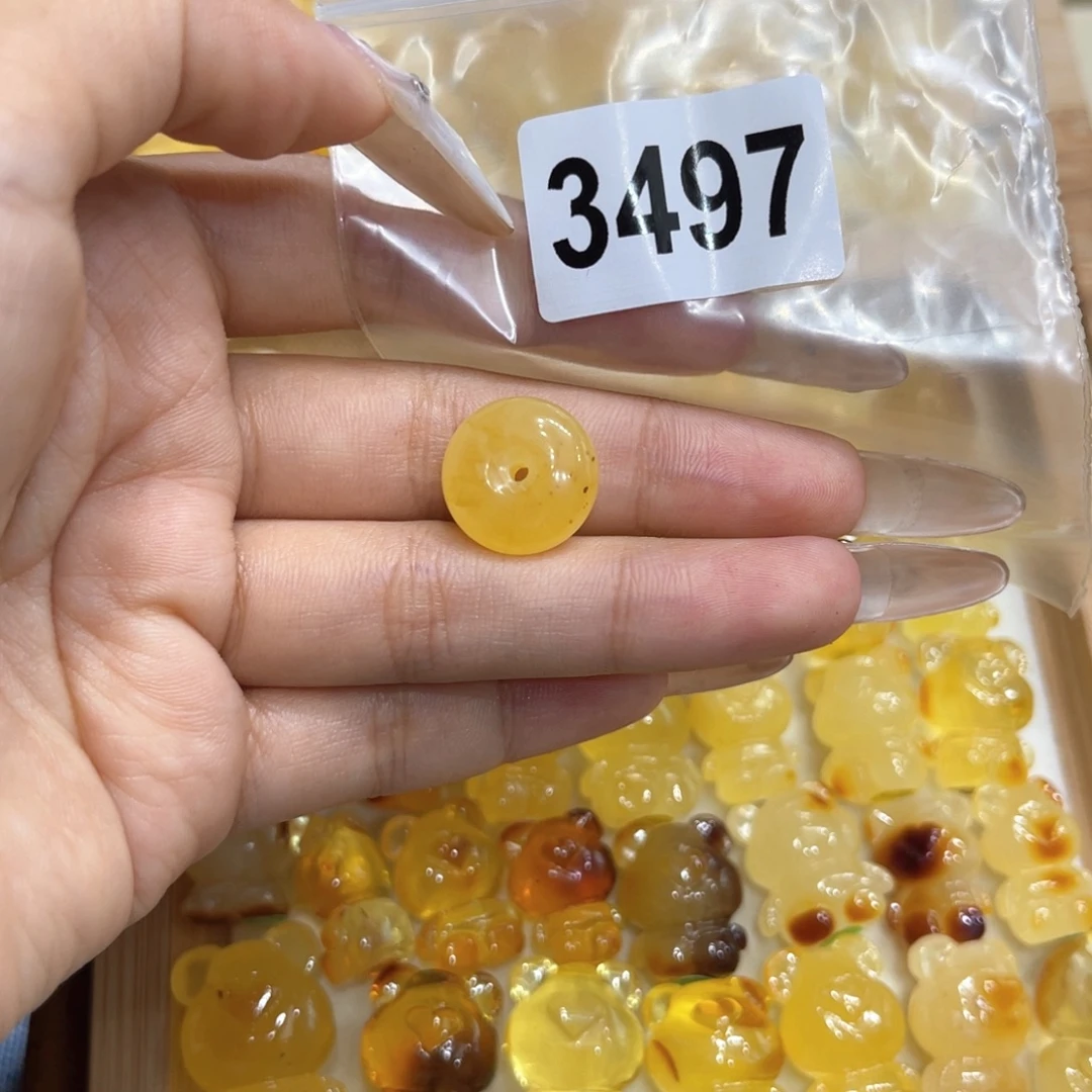琥珀未镶嵌珠宝奇石