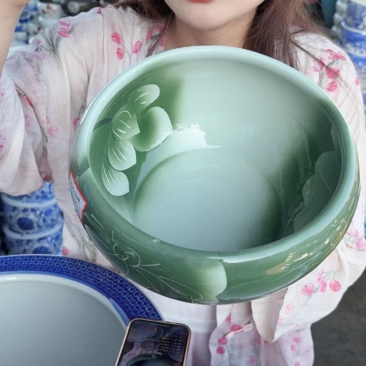 瓷片口径23厘米 高度13厘米